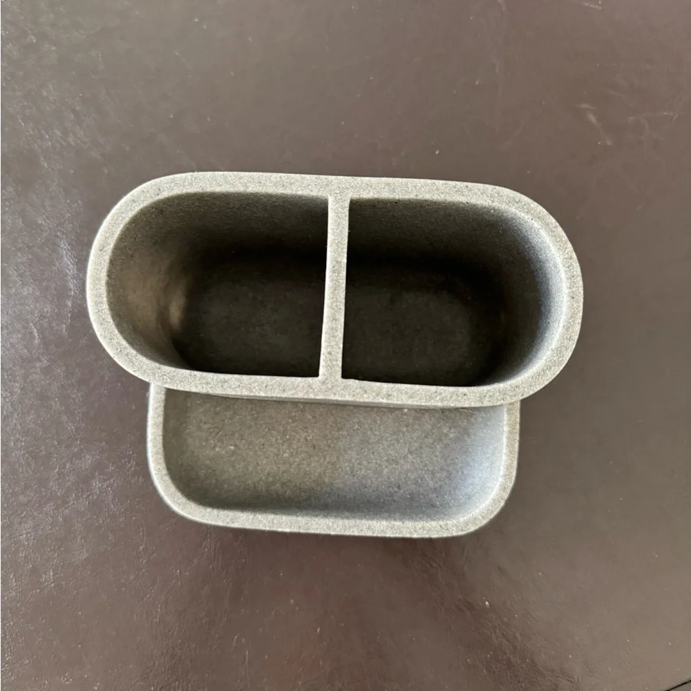Gray Dual Compartment Organizer